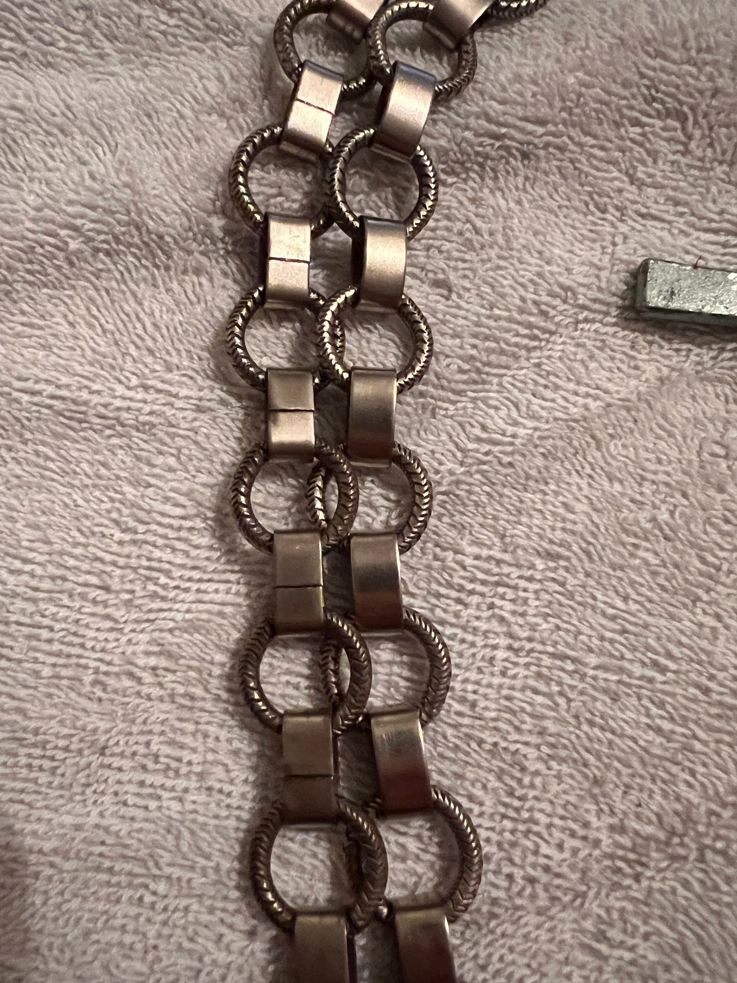 Heavy Chain Necklace w/ Cross Pendant