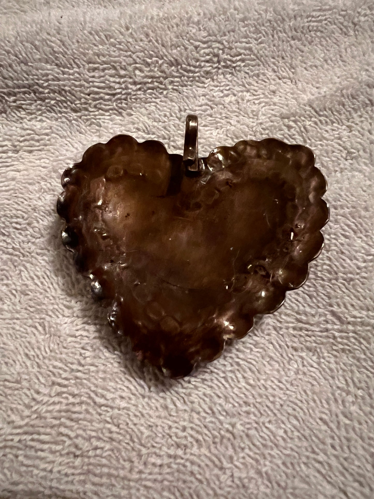 Silver-tone Heart Pendant