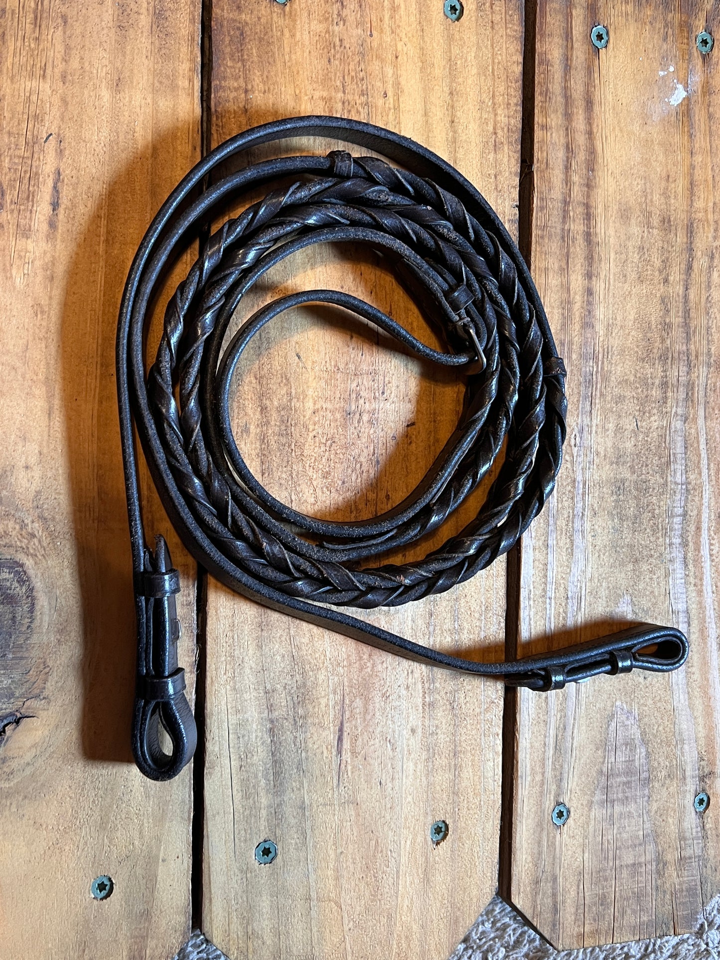 Used Laced English Reins, 54” (108” total), EUC   ** ULR1