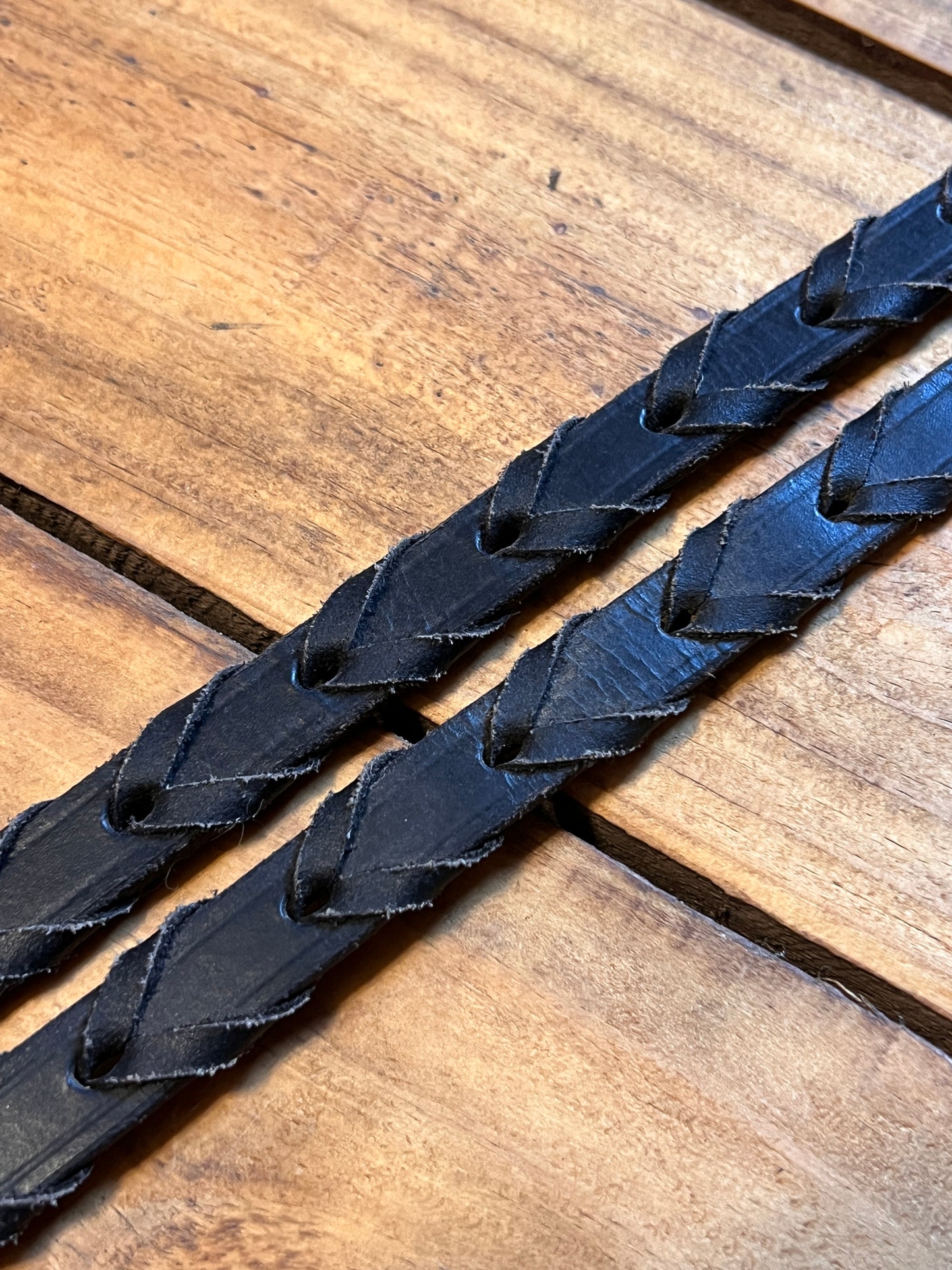 Used Laced English Reins, 50” (100” total), EUC   ** ULR2