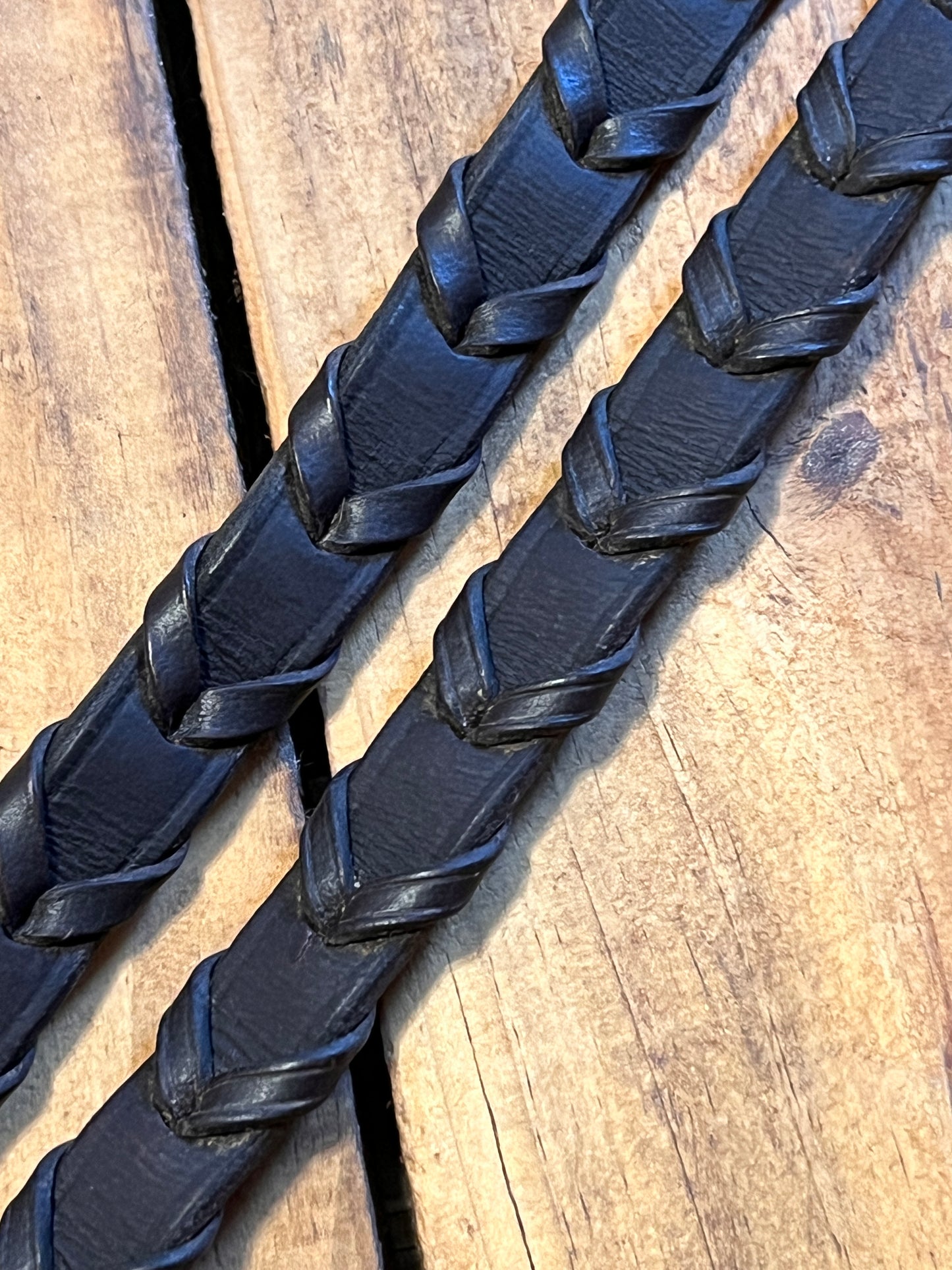 Used Laced English Reins, 53” (106” total), EUC. **ULR4