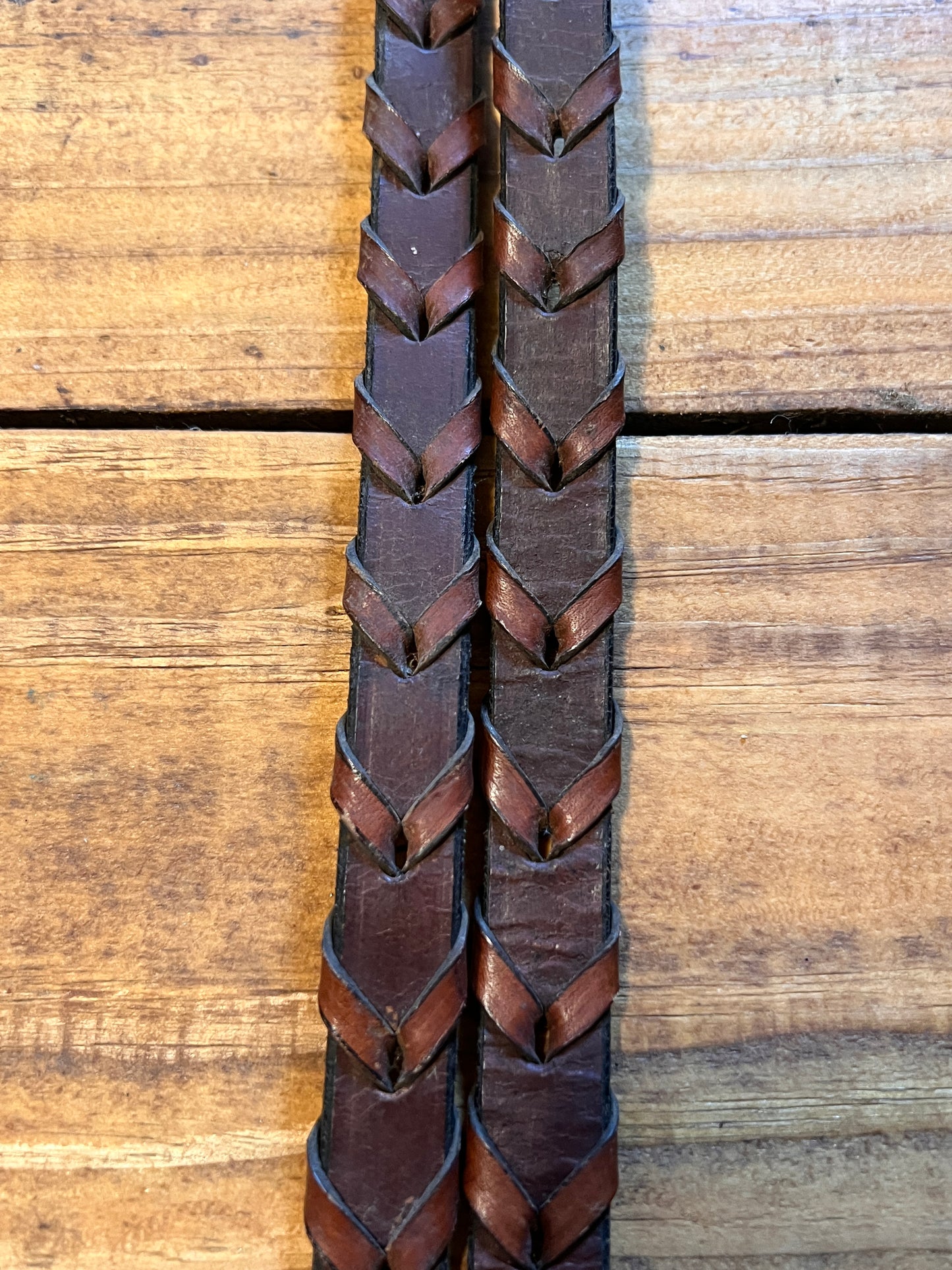 Used Laced English Reins, 53” (106” total), EUC. **ULR6