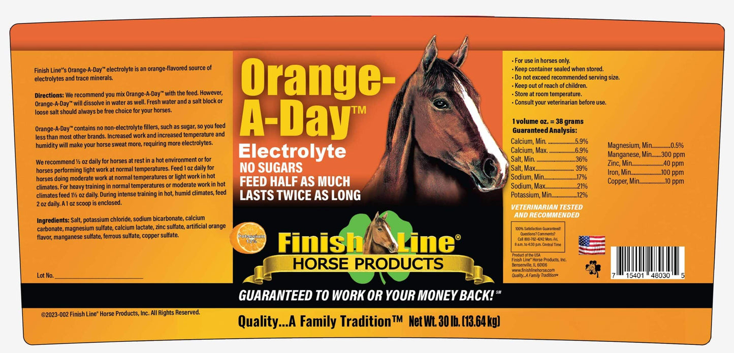 Finish Line Orange-A-Day Electrolytes