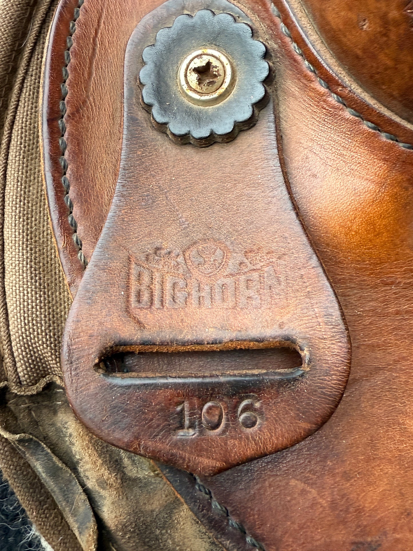 Big Horn Leather / Cordura Wester Saddle, 16” Seat