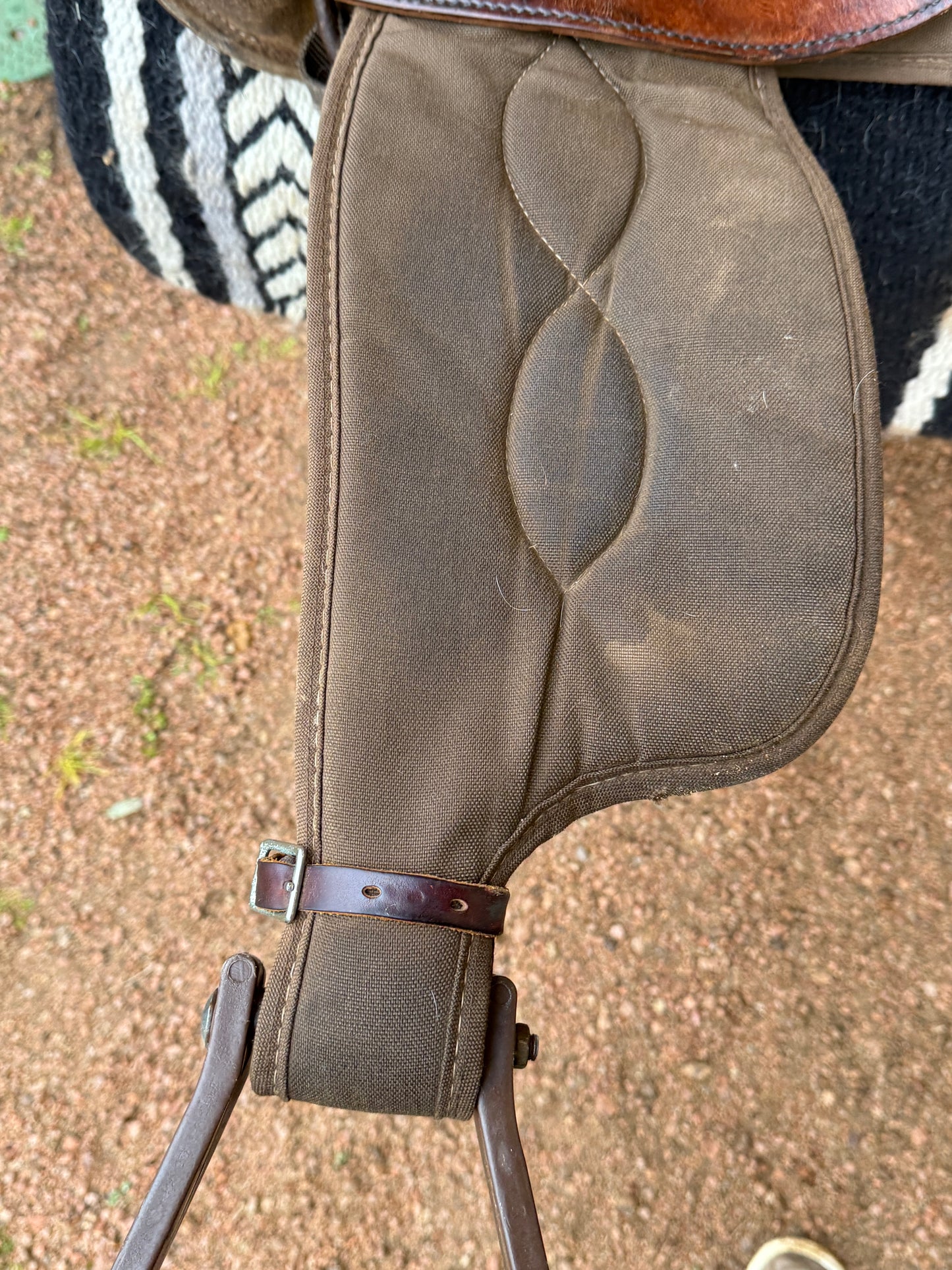 Big Horn Leather / Cordura Wester Saddle, 16” Seat