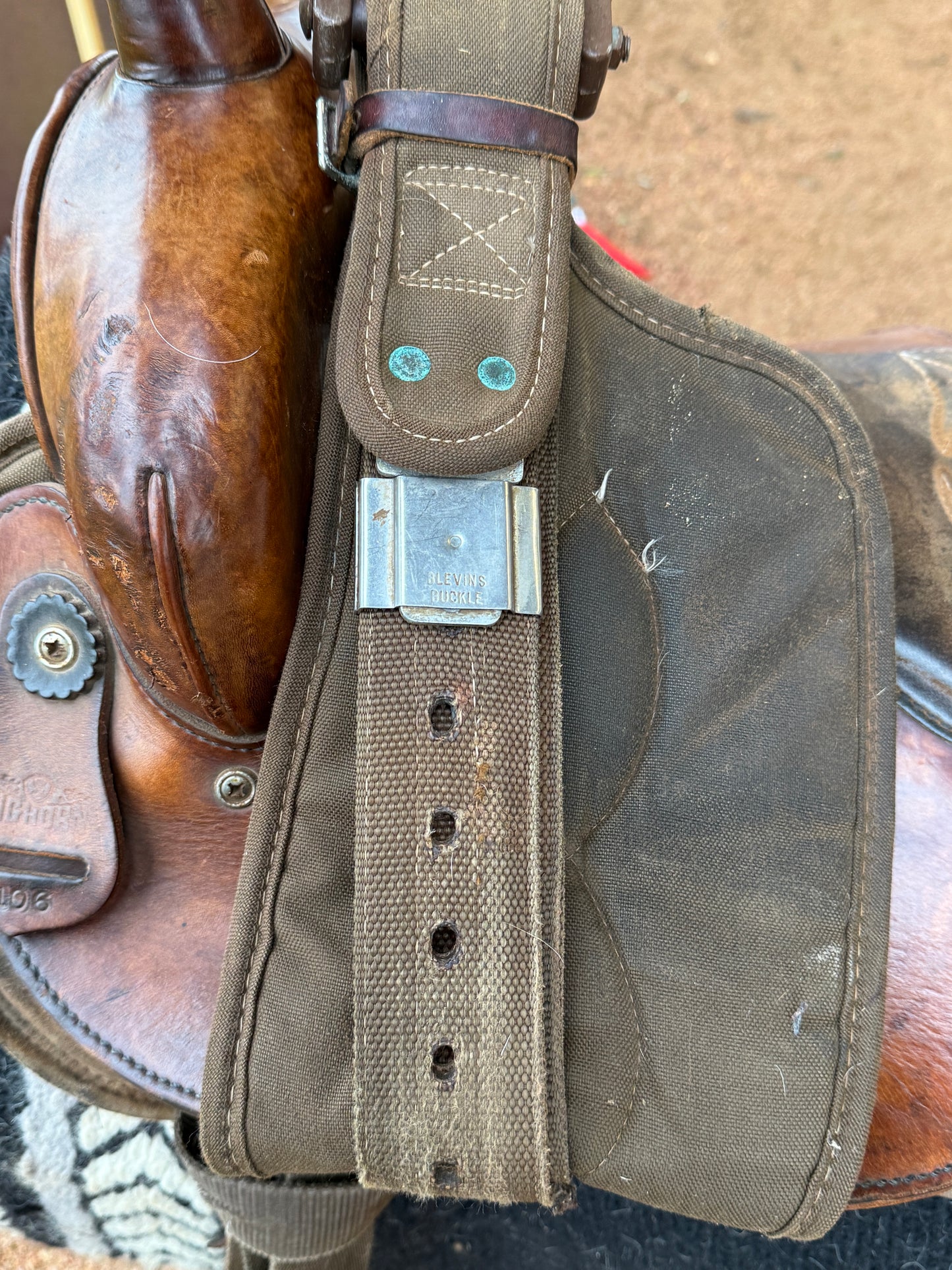 Big Horn Leather / Cordura Wester Saddle, 16” Seat