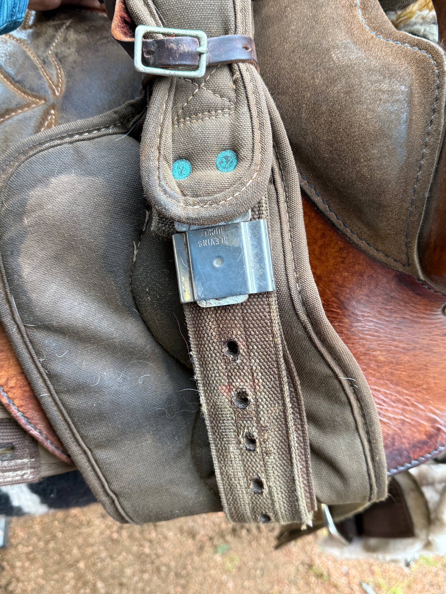 Big Horn Leather / Cordura Wester Saddle, 16” Seat
