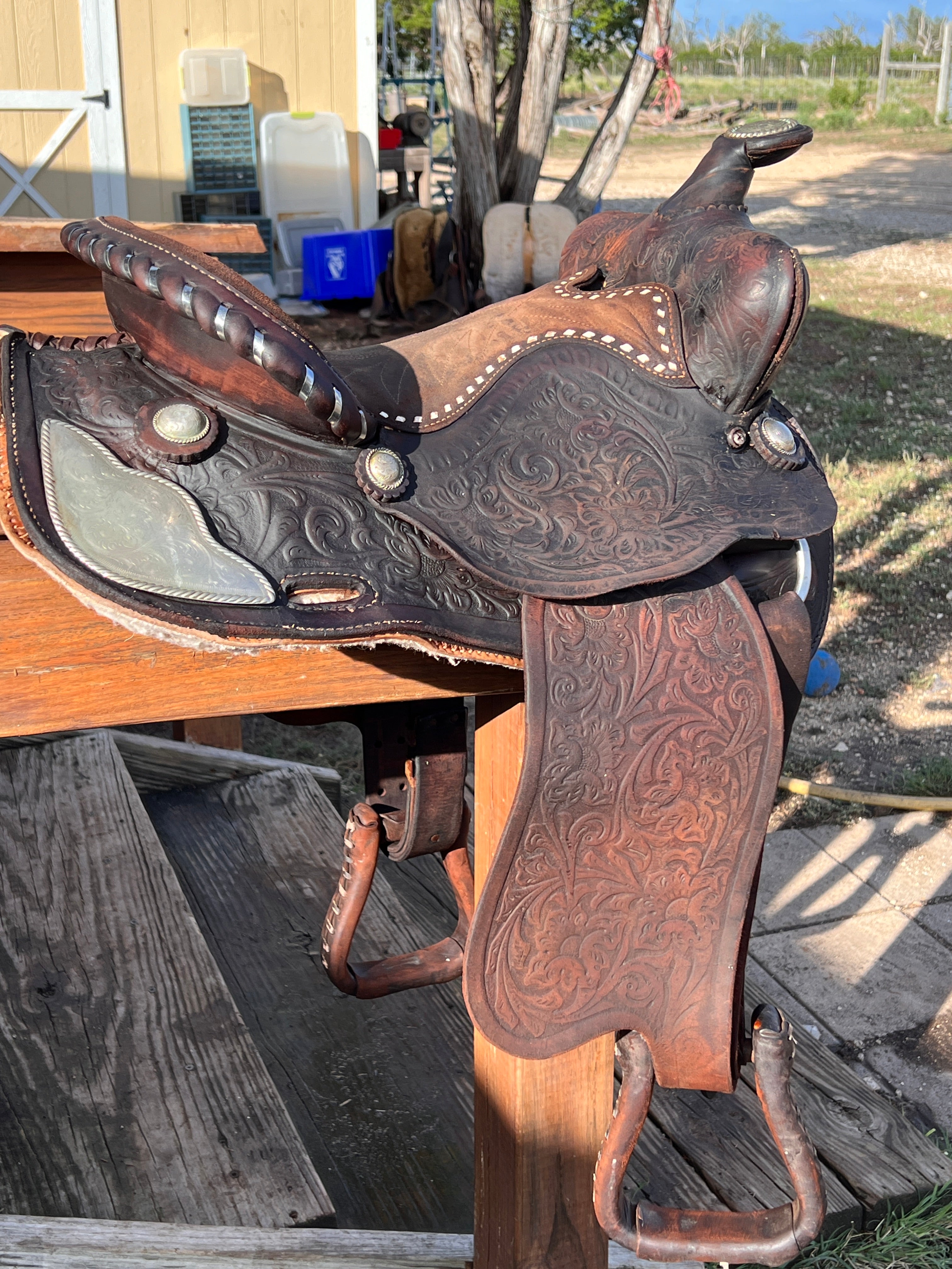 Action Co. Saddlery Youth / Ladies Western Saddle