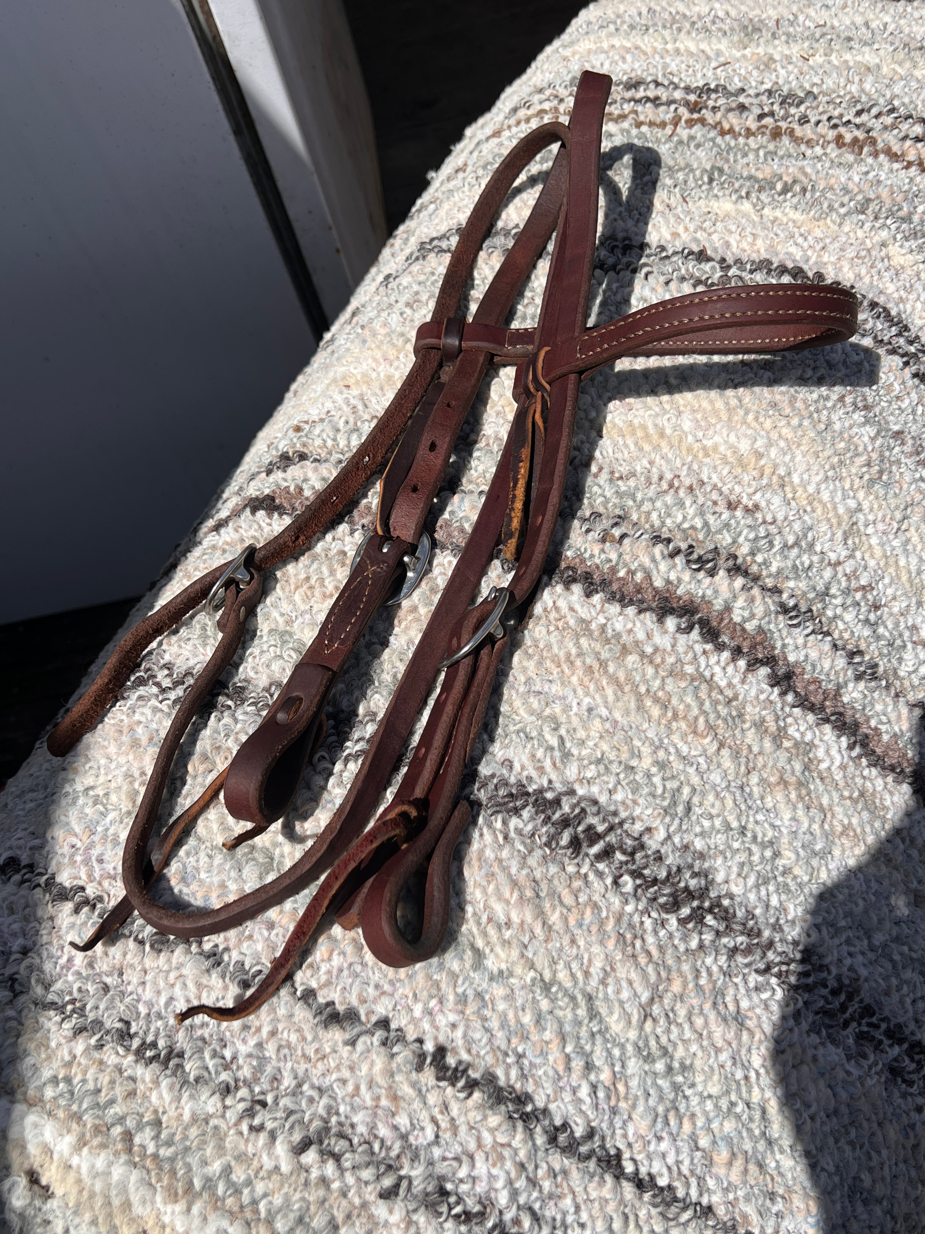 Latigo Leather Western Headstall