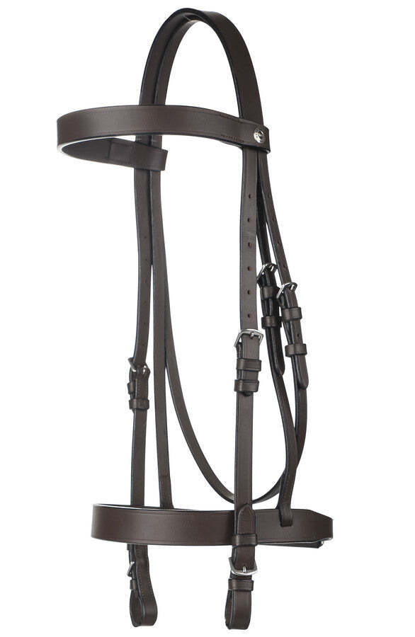 Henri de Rivel Polo Bridle w/ Double Reins