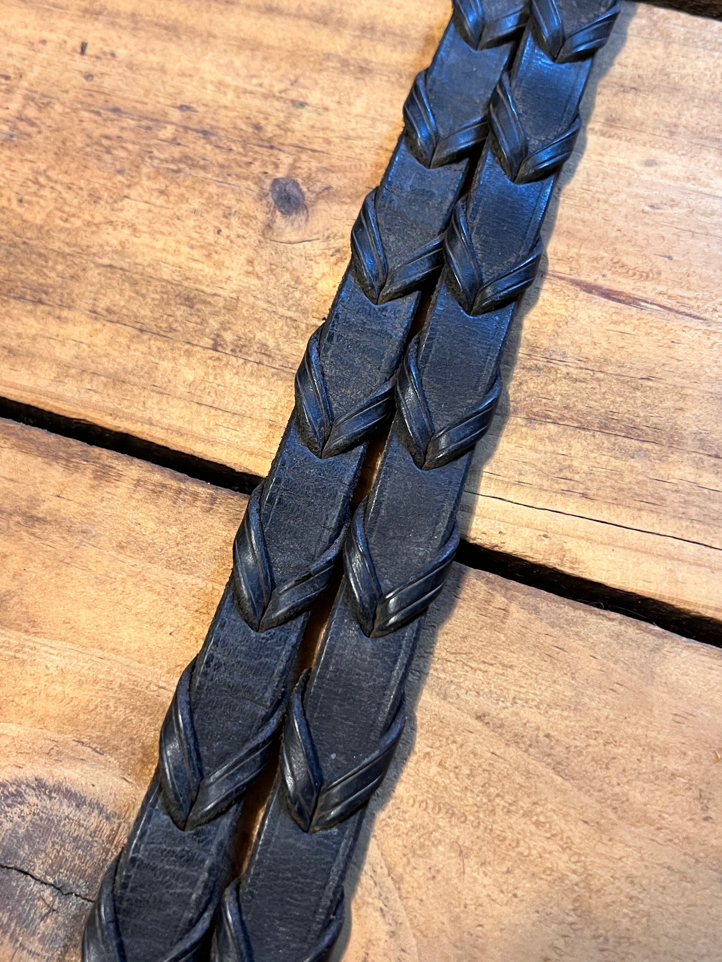 Used Laced English Reins, 53” (106” total), EUC **ULR5