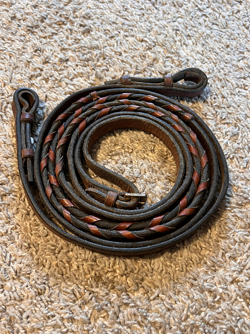 Used Laced English Reins, 53” (106” total), EUC. **ULR6