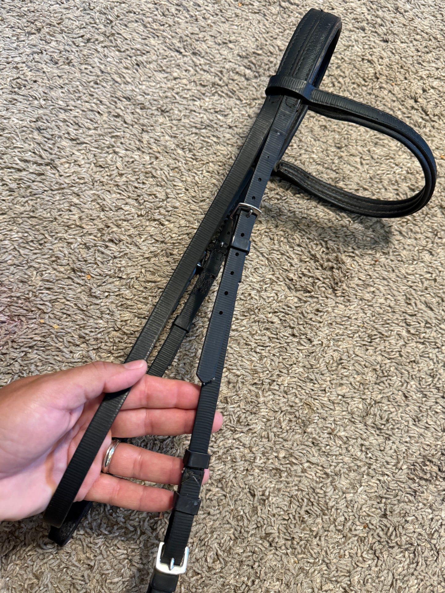 Wintec English / Western Headstall, No Noseband, F / OS